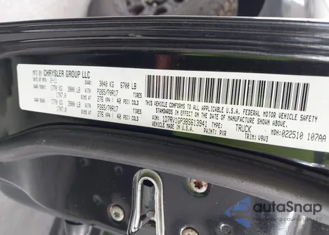 2011 Ram Ram 1500 Slt z USA, uszkodzony, nr VIN 1D7RV1GP3BS613941